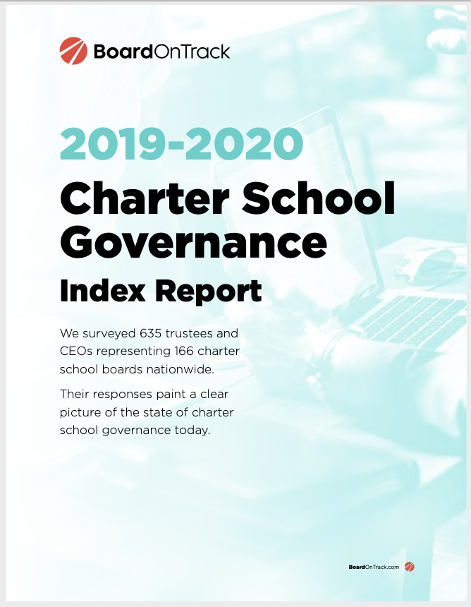 2019-20 Charter School Governance Index [cover]